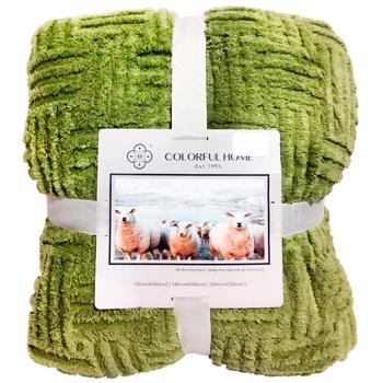 Плед Koloco/Colorful Home 200x230см Візерунок овчина - купить, цены на Восторг - фото 1