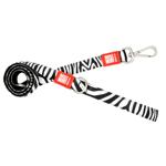 Max Molly Short Leash Зебра повідець для собак 1,2 м х 2,5 см - різнокольоровий