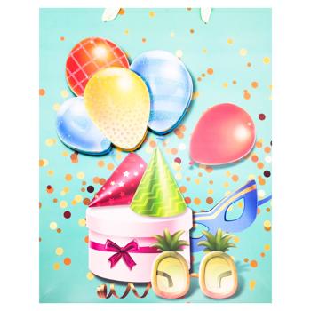 Пакет подарочный бумажный 26*32*10см - купить, цены на Таврия В - фото 4