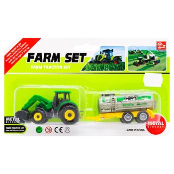 SunQ Toys Agricultural Machinery Toy Set with Trailer SQ82012-2BK - buy, prices for - photo 4