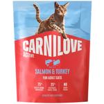 Корм сухий Carnilove Active з лососем та індичкою для котів 400г
