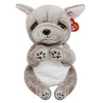 TY Beanie Bellies Grey Dog Wilfred Soft Toy 25cm