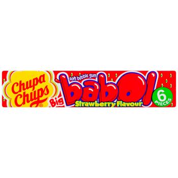 Жевательная резинка Chupa Chups Big Babol со вкусом клубники 27,6 г