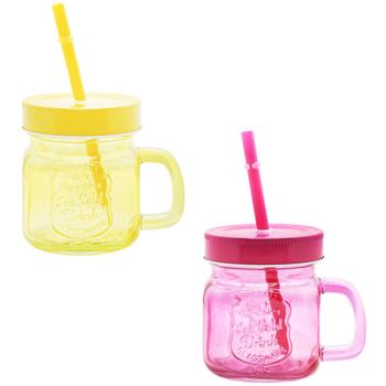Actuel Jar with Straw 250ml - buy, prices for Auchan - photo 1