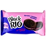 Печенье Українська Зірка Black Rio со вкусом земляники 42г
