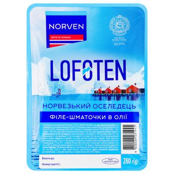 Norven Lofoten Herring in Oil 280g - buy, prices for MegaMarket - photo 3