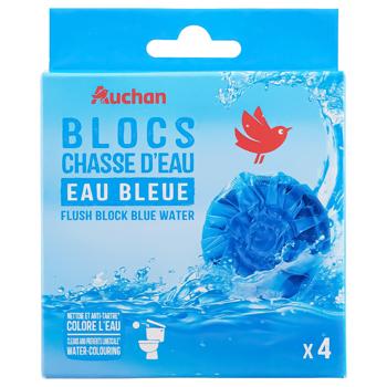 Auchan Blue Water WC Blocks 2pcs - buy, prices for Auchan - photo 1