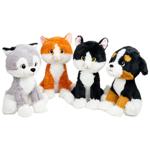 Плюшеві сидячі тваринки One Two Fun, 4 в асортименті, 50 см (OTF203015)