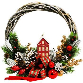 New Year's Wreath in Assortment - buy, prices for COSMOS - photo 2