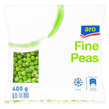 Aro Frozen Green Fine Peas 400g - buy, prices for - photo 1