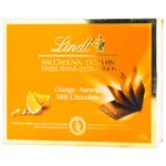 Lindt with orange filling milk chocolate 125g