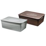 StarsPlast Basket with Lid 8l