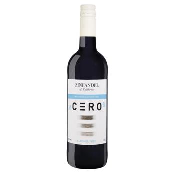 Напій винний Cero Zinfandel червоний безалкогольний 0,75л - купити, ціни на NOVUS - фото 1