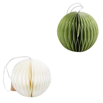 Koopman Paper Christmas Ball 6cm in Assortment