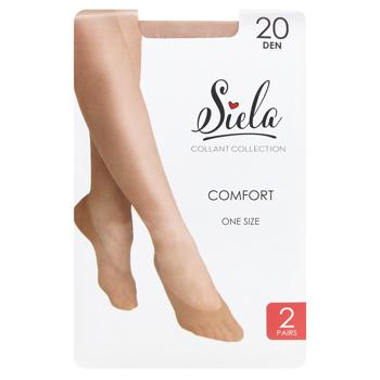Підслідники жіночі Siela One Size 2 пари Natural