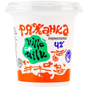 Ряженка Villa Milk термостатная 4% 300г - купить, цены на WINETIME - фото 2