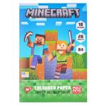 Yes Minecraft Single-Sided Colored Paper А4 10 Colours 20 Sheets