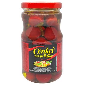 Перець Cenkci 650 г маринований черрі И361 (Туреччина) - купить, цены на КОСМОС - фото 1