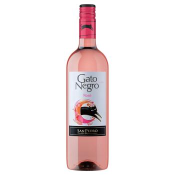 Вино Gato Negro рожеве сухе 13,4% 0,75л - купити, ціни на МегаМаркет - фото 1
