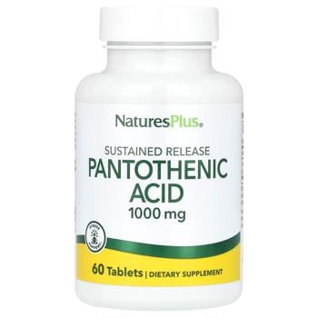 Natures Plus Pantothenic Acid 1000mg 60 tablets