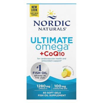 Nordic Naturals Ultimate Omega Lemon Flavored Omega-3 with CoQ10 640mg 60 softgels - buy, prices for Biotus - photo 2