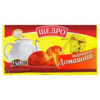 Schedro Domashnyi Margarine 40% 250g - buy, prices for - photo 2