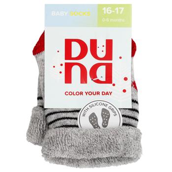 Шкарпетки дитячі Duna р.8-10 світло-сірий