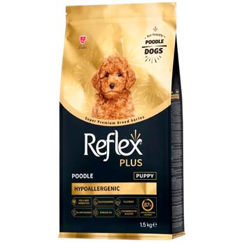 Корм сухой Reflex Plus Poodle Puppy с курицей для щенков породы пудель 1,5кг - купить, цены на MasterZoo - фото 1