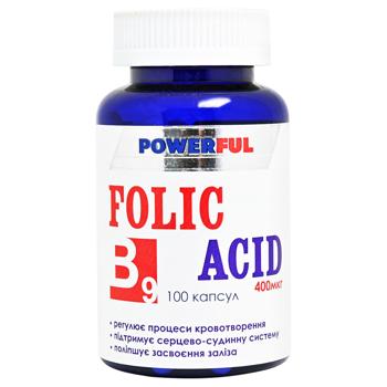 PowerFul Dietary Supplement Folic Acid 1g 100pcs