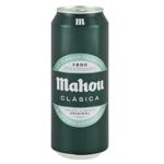 Пиво Mahou Clasica світле 4,8% 0,5л