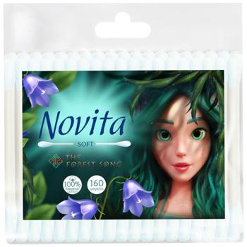 Novita Soft Mavka Cotton Buds 160pcs - buy, prices for Chudo Market - photo 1