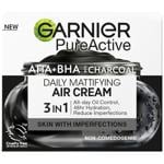 Крем для обличчя Garnier Pure Active AHA+BHA Charcoal матуючий легкий 50мл