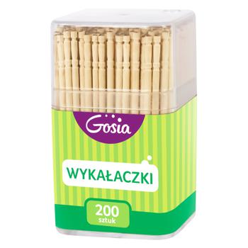 Gosia Disposable Toothpicks 200pcs - buy, prices for WINETIME - photo 2