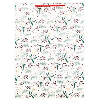 Пакет подарунковий Листочки 250х85х345мм в асортименті - купити, ціни на METRO - фото 4