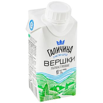 Вершки Галичина 10% 200г - купити, ціни на Ідеал - фото 2