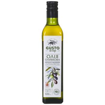 Олія оливкова Gusto al Top Extra Virgin 500 мл - купити, ціни на Епіцентр FOOD - фото 1