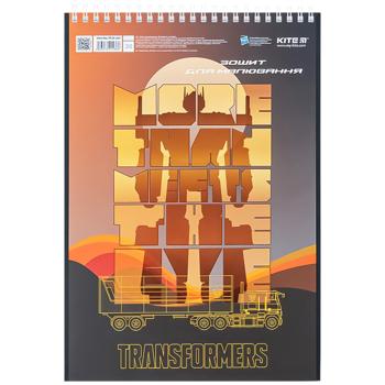 Тетрадь для рисования Kite Transformers А4 на спирали 30 листов в ассортименте - купить, цены на - фото 2