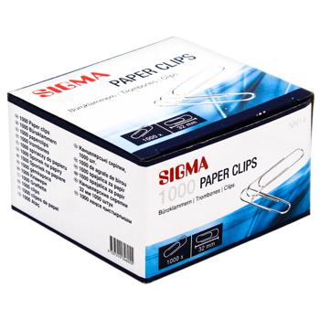 Sigma Silver Paper Clips 32mm 1000pcs - buy, prices for - photo 3