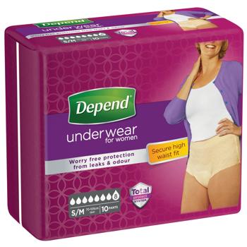 Depend Diapers-Panties for Women S/M 10pcs - buy, prices for Auchan - photo 2