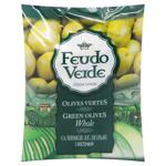 Оливки зеленые Feudo Verde с косточкой 170г