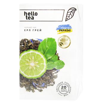 Чай Hello Tea Ерл Грей 40 г - купить, цены на МегаМаркет - фото 1