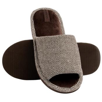 Twins 12619 Brown Christmas Tree Men's Slippers s.42/43 - buy, prices for - photo 3