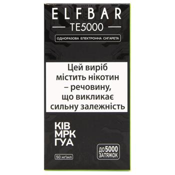 Сигарета Elf Bar електронна 5000 13.5мл 5% Ків Мрк Гуа - купить, цены на МегаМаркет - фото 2