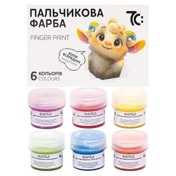 Gamma Finger Paints 6 colors 16ml