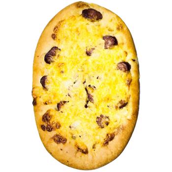 Auchan Wheat Focaccia with Cheese and Hunter's Sausages 150g