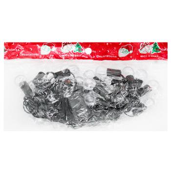 Гірлянда електрична 20 лампочок прозорих, 3м, чорний кабель арт. 6359-250410 И783 - купить, цены на Таврия В - фото 1