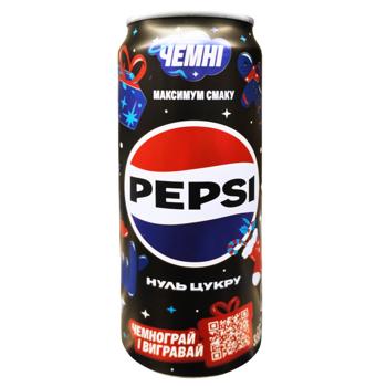 Pepsi Black Zero Sugar Carbonated Drink 0.33l - buy, prices for Vostorg - photo 1