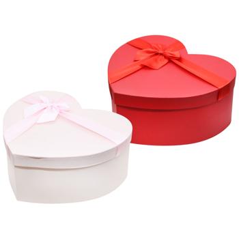 Коробка Серце з бантом 56350-3