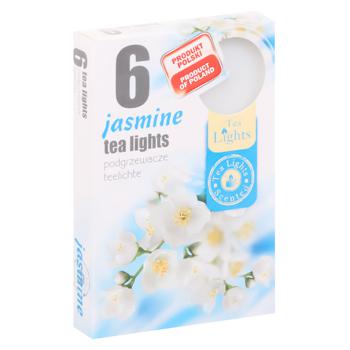 Admit Tea Lights Jasmine Candle-tablet 6pcs - buy, prices for - photo 1