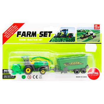 SunQ Toys Agricultural Machinery Toy Set with Trailer SQ82012-2K - buy, prices for ULTRAMARKET - photo 3